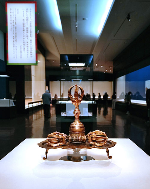 国宝《金銅密教法具1 具 銅製 鋳造 鍍⾦ 中 国・唐（9 世紀）京都 教王護国寺