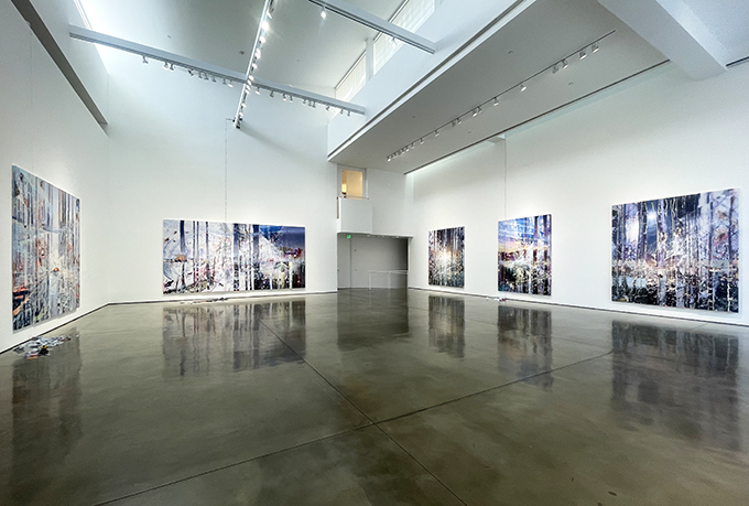 フリーズ・ウィークに開催されていたサラ・ジーの個展「Feel Free」の展示風景。