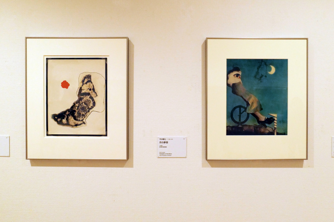 （左）天野龍一《オートグラム 細胞》1938年　東京都写真美術館
（右）平井輝七《月の夢想》1938年　東京都写真美術館