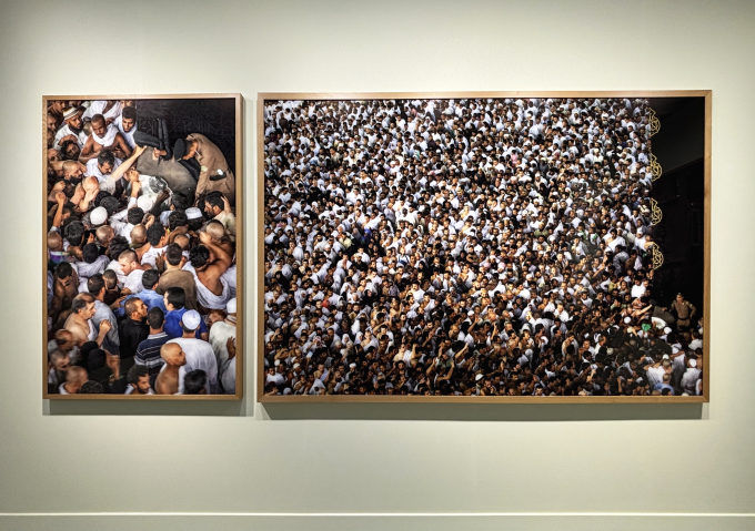 サウジアラビア、ジェッダのアサーギャラリーの展示風景。編集部撮影