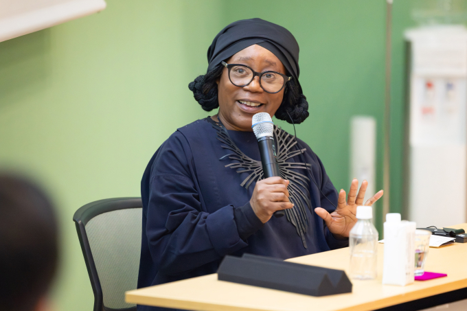 12月4日にはアーティストトークが開かれ、日本のオーディエンスと交流した。撮影：田山達之　写真提供：森美術館