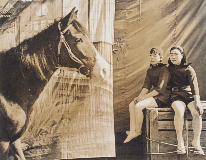 《（馬と少女）》1940