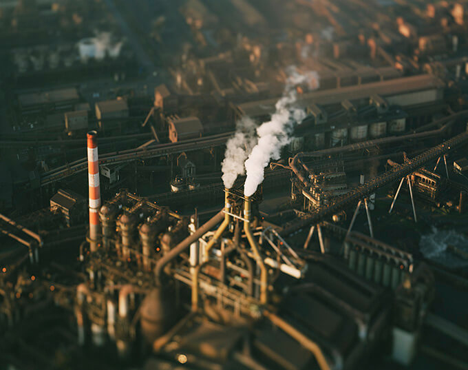 《steel mill, Kanagawa》2014（industryシリーズより） © Naoki Honjo