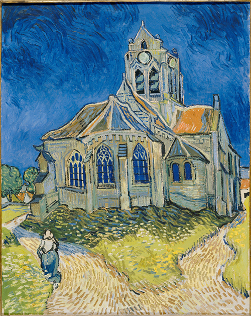 Vincent Van Gogh,L'église d'Auvers-sur-Oise, vue du chevet,1890©RMN-Grand Palais (Musée d’Orsay)/Hervé Lewandowski