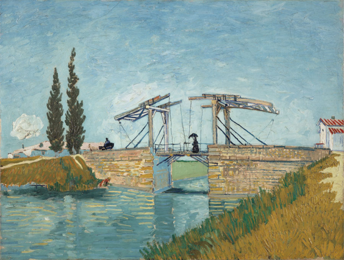 フィンセント・ファン・ゴッホ《跳ね橋》1888年 油彩、カンヴァス ヴァルラフ=リヒャルツ美術館・コルブー財団蔵Vincent van Gogh, The Drawbridge, 1888, Oil on canvas