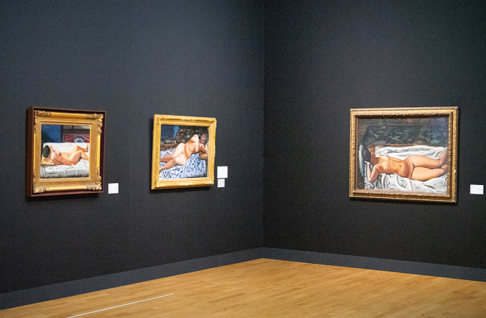 「小出楢重 新しき油絵」展示風景より