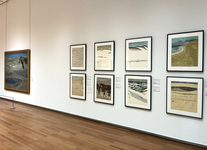 コレクション展「特集：砂の光景」　展示風景（会期：2026/1/24～4/5）