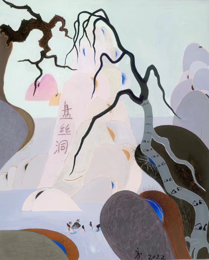 台湾のギャラリー、Lin & Linは「Kabinett」セクションでShen Liangの個展を開催。写真は《Shan Shui》2022年　Courtesy of the artist and Lin & Lin.