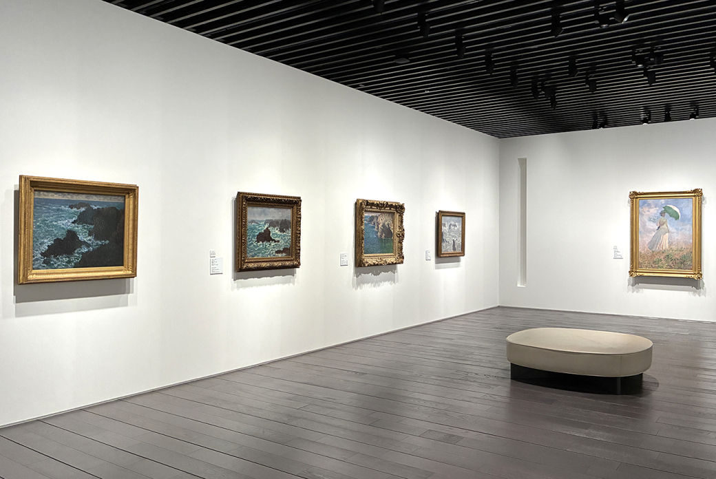 アーティゾン美術館で開催中の展覧会　モネ没後100年「クロード・モネ —風景への問いかけ」展示風景