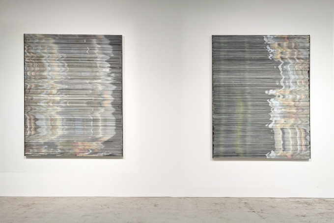 展示風景より、《Hidden Crevasse》(2025)