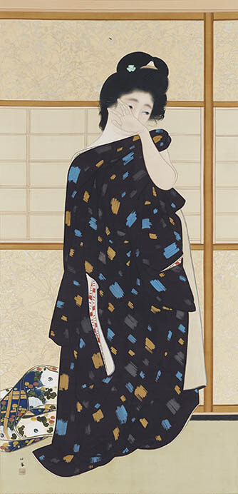 重要文化財　竹内栖鳳《絵になる最初》1913年 京都市美術館蔵　後期展示