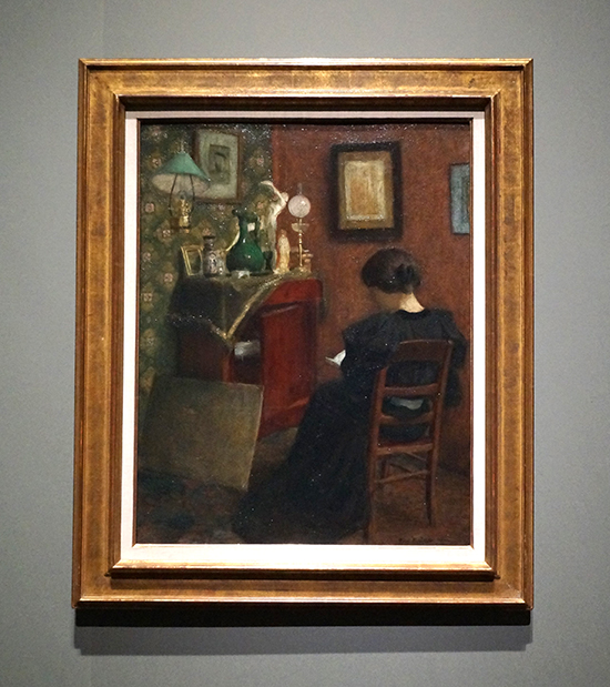 《読書する女性》1895年　ポンピドゥー・センター／国立近代美術館