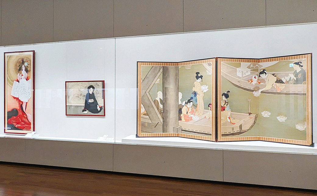 大阪中之島美術館で開催中の「決定版！　女性画家たちの大阪」（会場風景より）