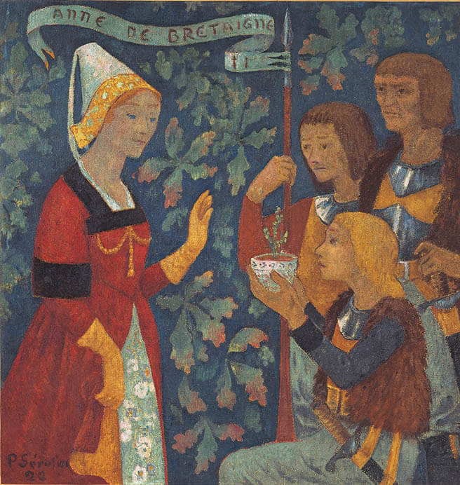 ポール・セリュジエ 《ブルターニュのアンヌ女公への礼賛》 1922年 油彩／カンヴァス ヤマザキマザック美術館