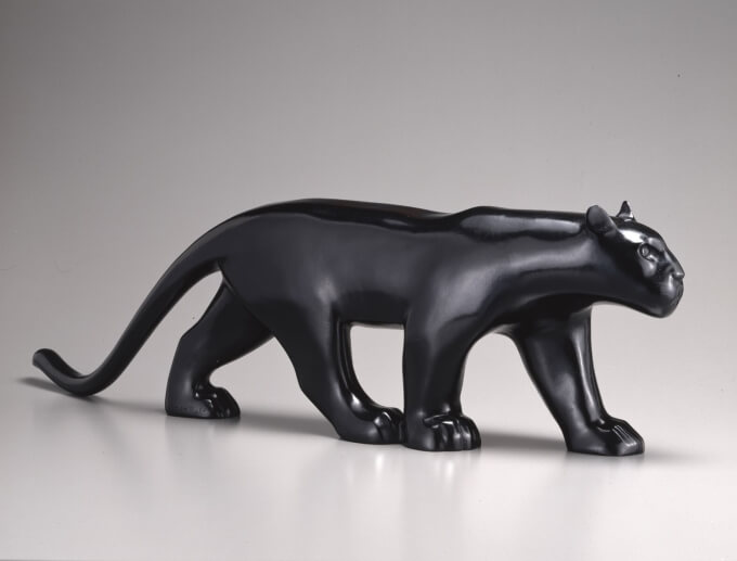 《大黒豹》 1930-1931年　ブロンズ　群馬県立館林美術館蔵