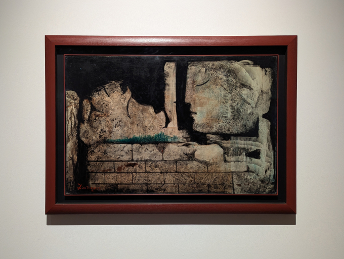 オスカル・ドミンゲス《無題──デカルコマニー》1953年　横浜美術館