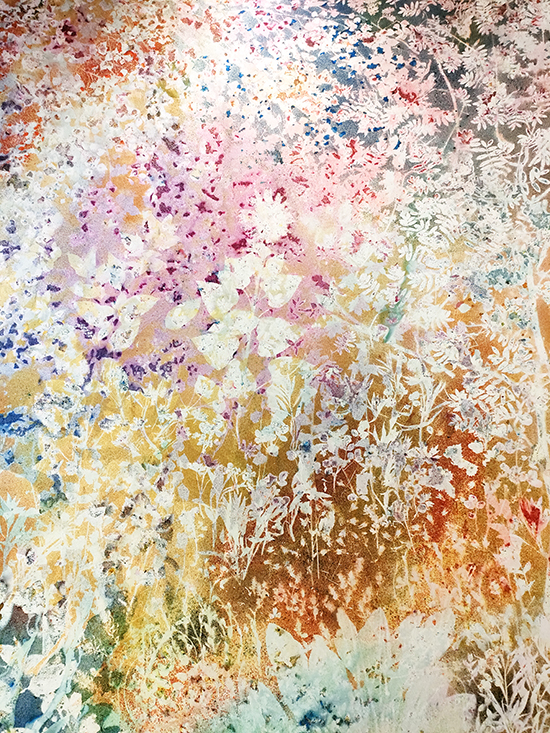 ハドソン・バレーの自然を写し込んだ《Spring to Fall》部分