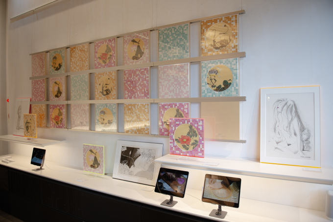 展示風景より ©︎Kyoko Okazaki /MAGAZINE HOUSE Co., Ltd. / TAKARAJIMASHA, Inc. /Shueisha Inc.