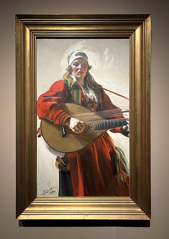 アンデシュ・ソーン《故郷の調べ》1920年（年記） 油彩、カンヴァス