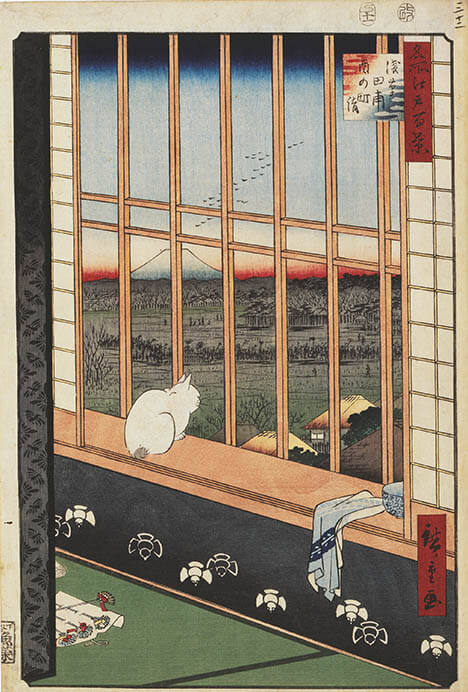 歌川広重《名所江戸百景 浅草田甫酉の町詣》安政4（1857）年、江戸東京博物館