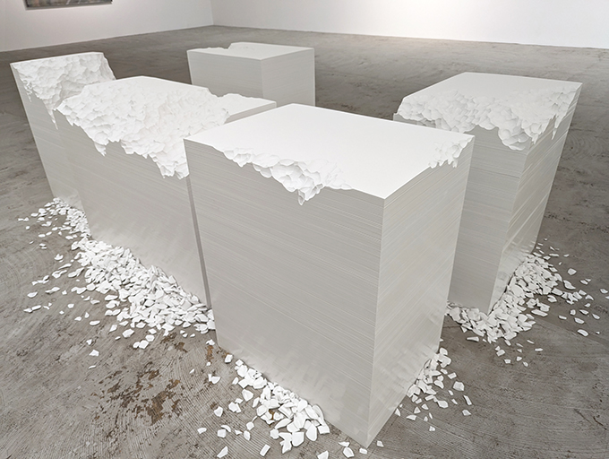 展示風景より、《Rock, Scissors, Paper》(2025)