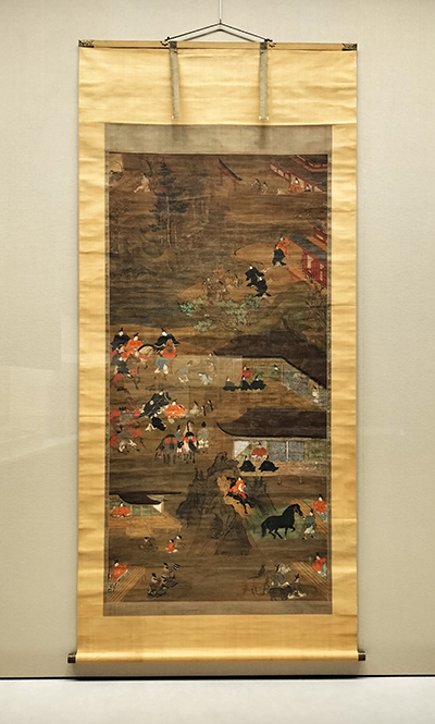 《聖徳太子絵伝》日本・南北朝時代　14世紀　根津美術館蔵