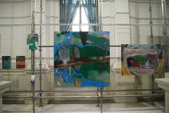 松岡日菜子（推薦者：保坂健二朗）の展示風景