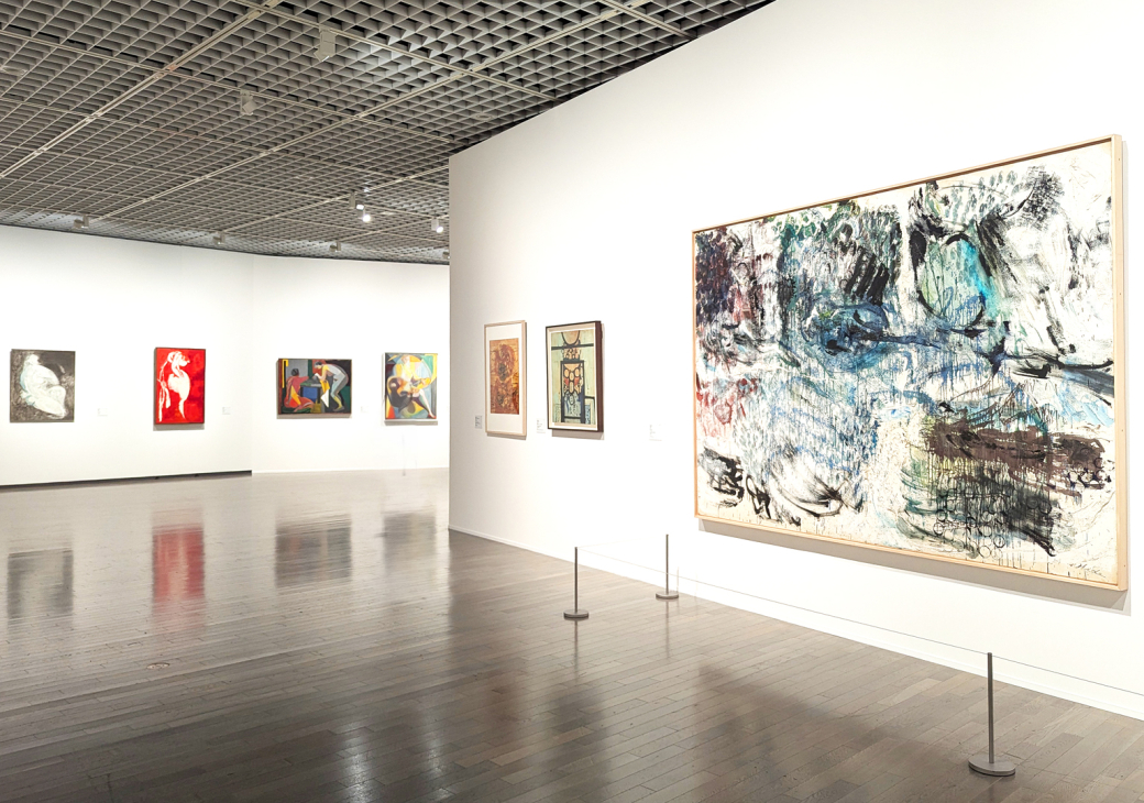 東京国立近代美術館にて開催中の企画展「アンチ・アクション　彼女たち、それぞれの応答と挑戦」展示風景より